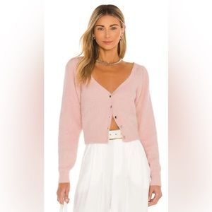 Majorelle Jack cardigan, baby pink, size S